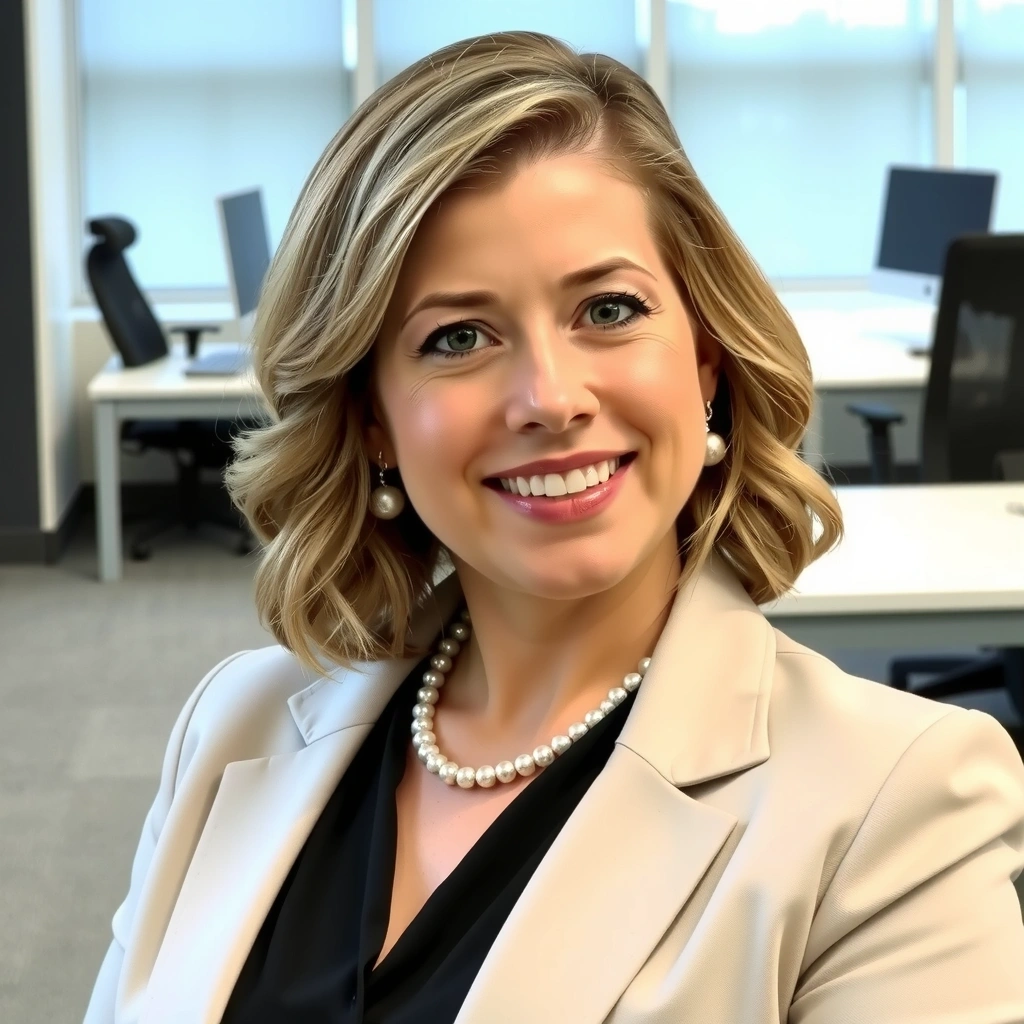 Portrait of COO Jane Smith, an operational expert ensuring quality and efficiency